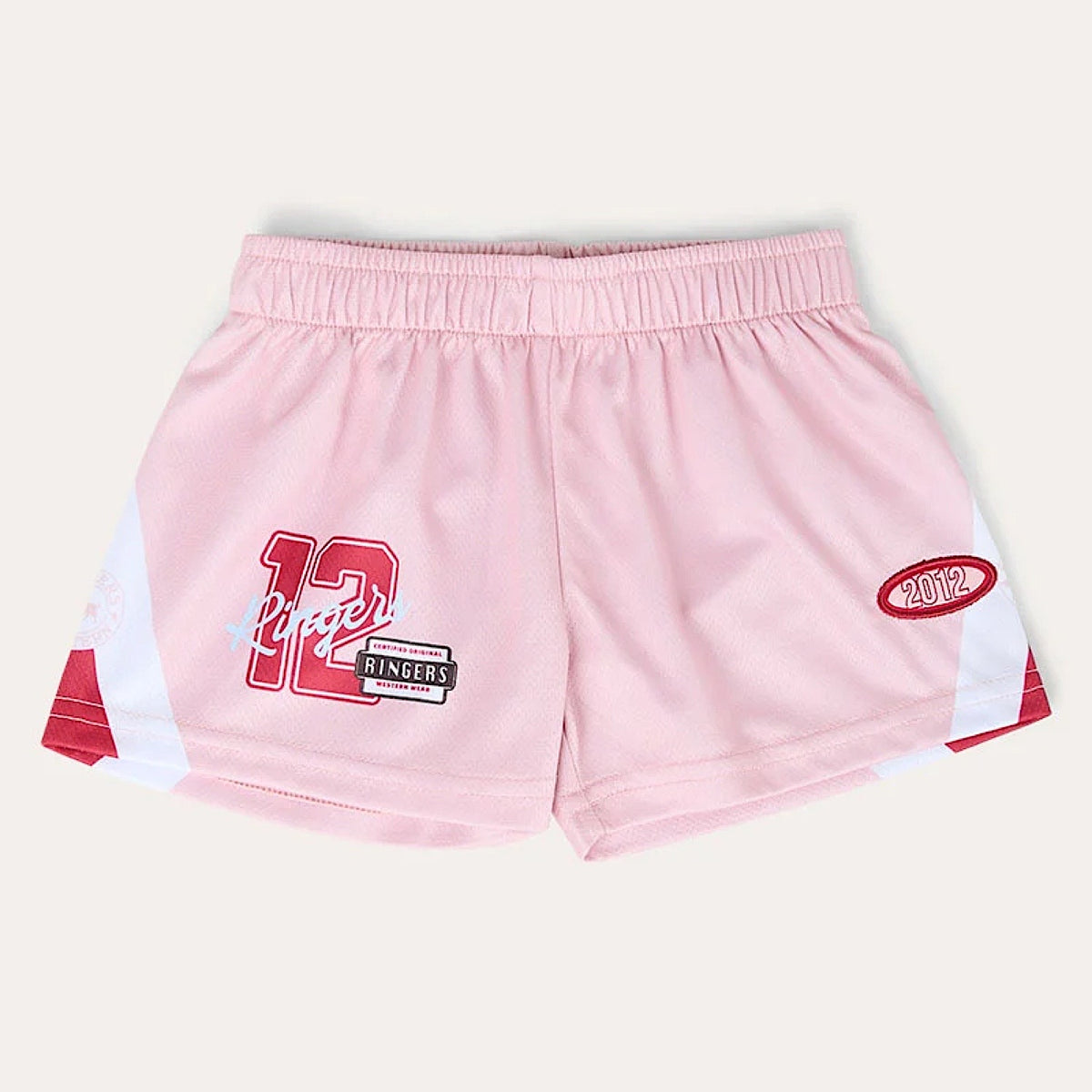 Ringers Western Babies Since 2012 Footy Short - Pink
