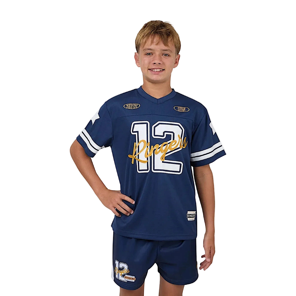 Ringers Western Kid's Unisex Since 2012 Football Jersey - College Navy