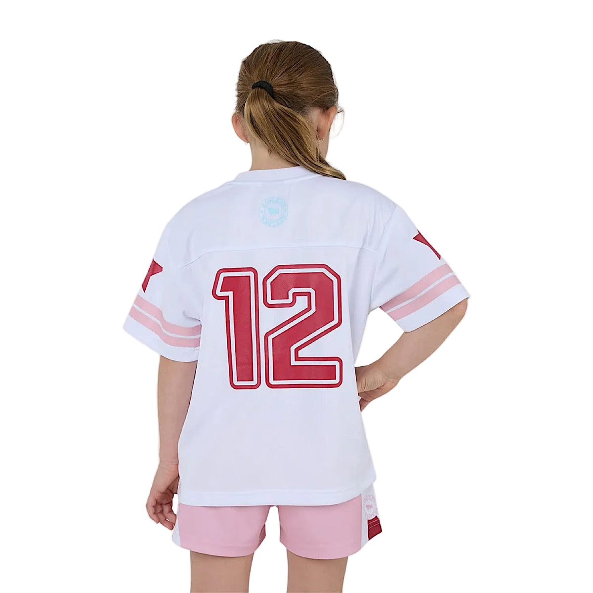 Ringers Western Kid's Unisex Since 2012 Football Jersey - White / Red