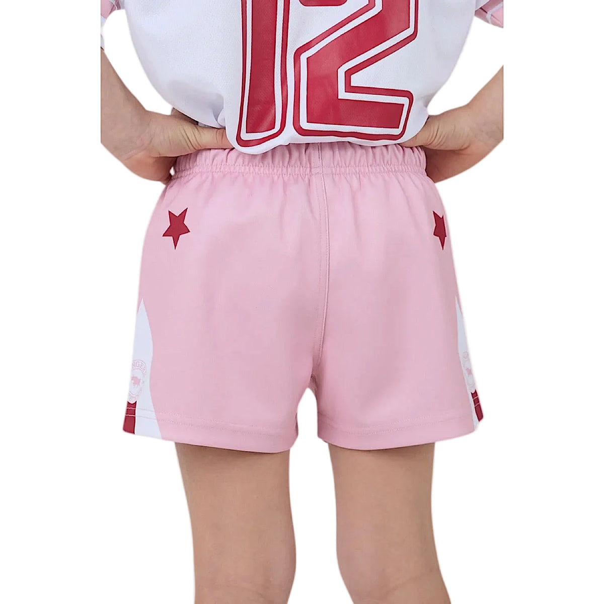 Ringers Western Kid's Since 2012 Footy Short - Pink