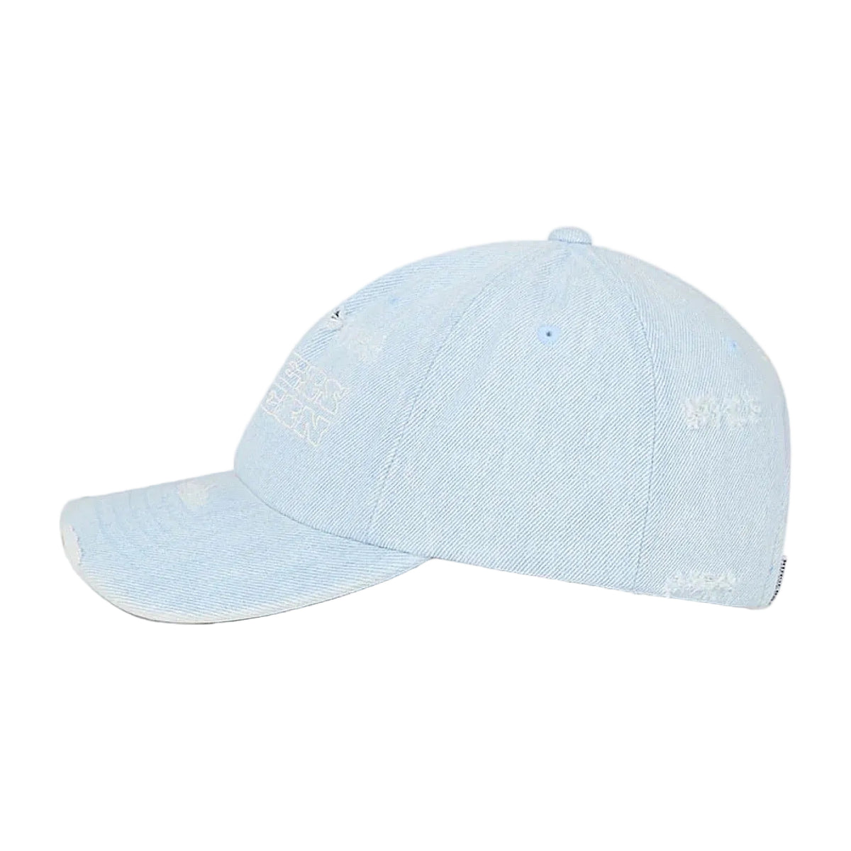 Ringers Western Distressed Denim Baseball Cap - Vintage Light Blue