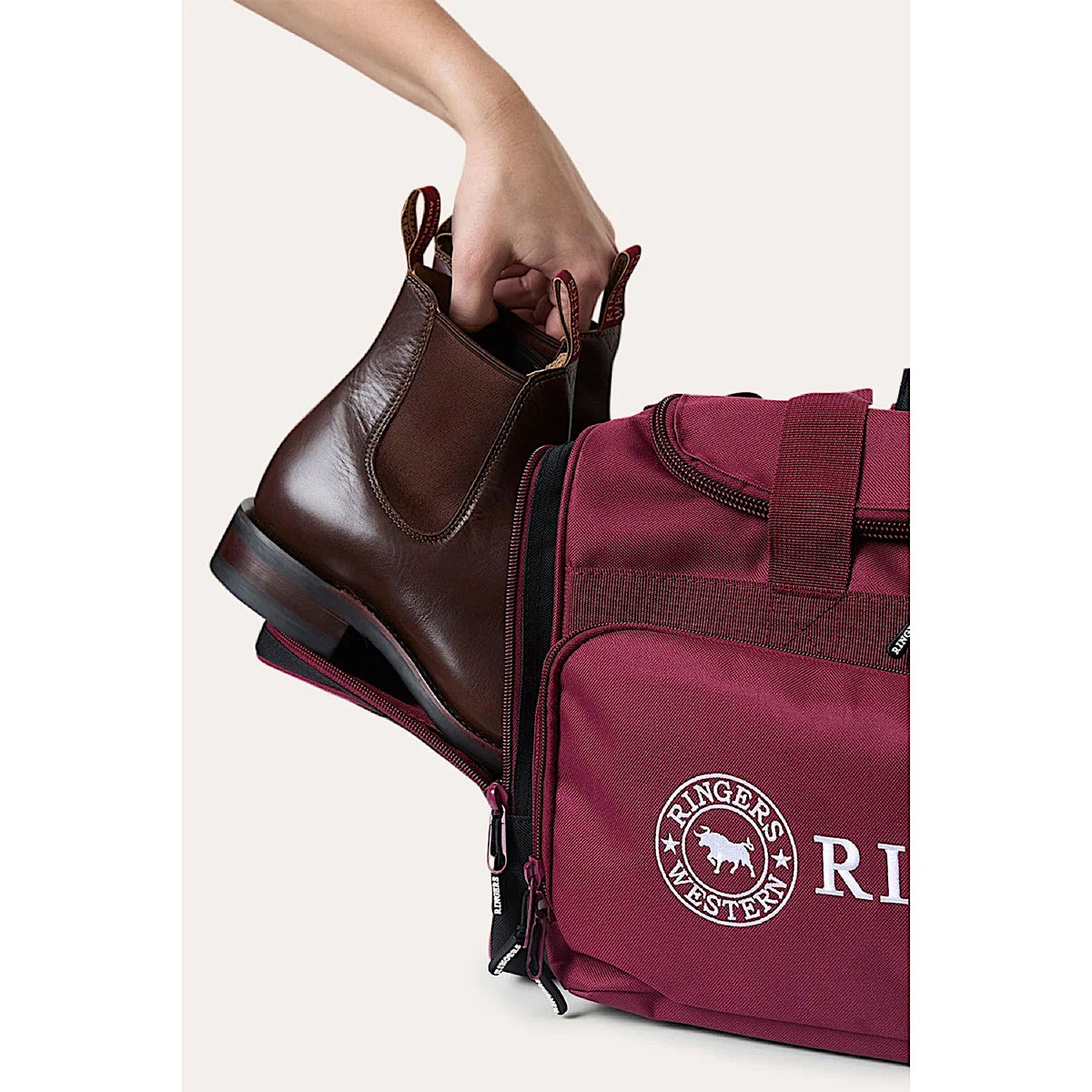 Ringers Western Rider Go Sports Bag - Burgundy/Black