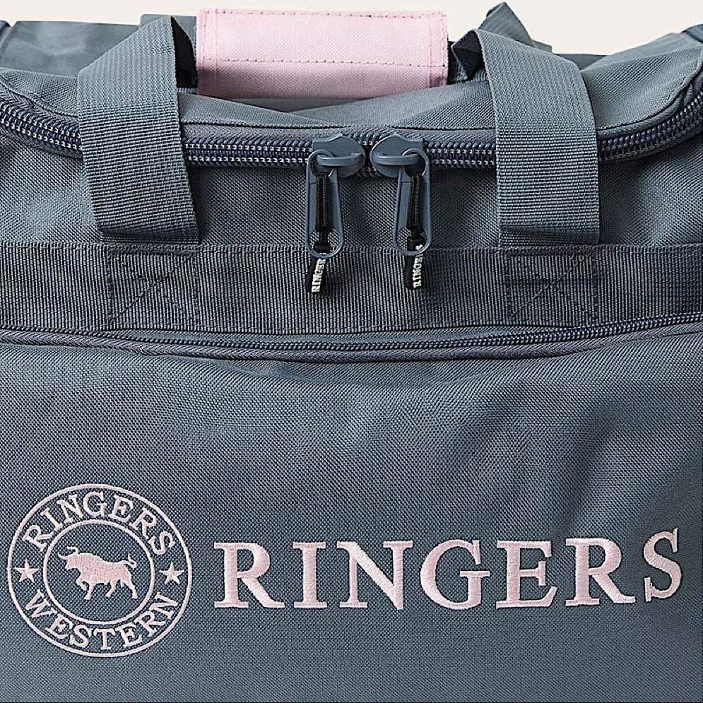 Ringers Western Rider Go Sports Bag - Charcoal/Pastel Pink