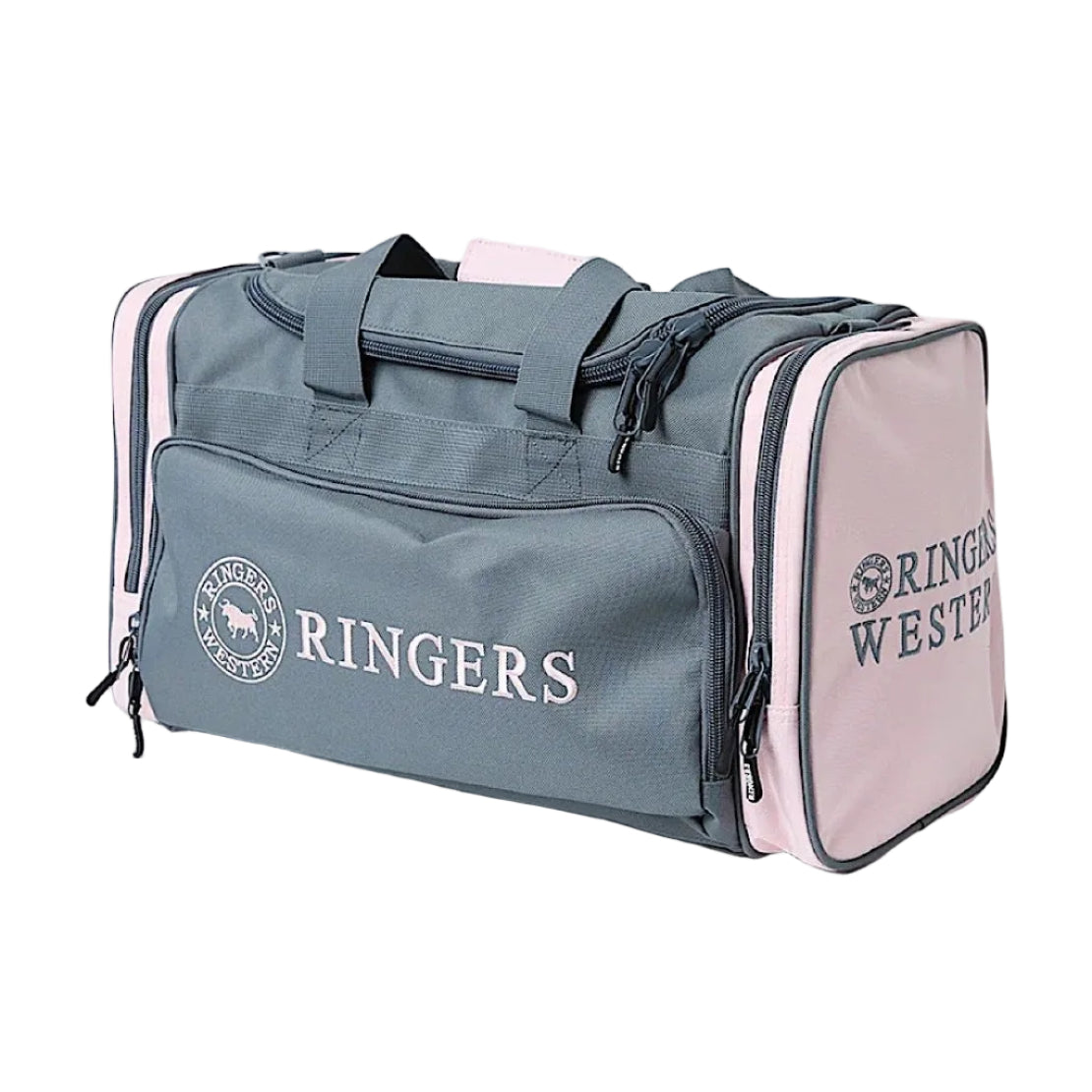 Ringers Western Rider Go Sports Bag - Charcoal/Pastel Pink
