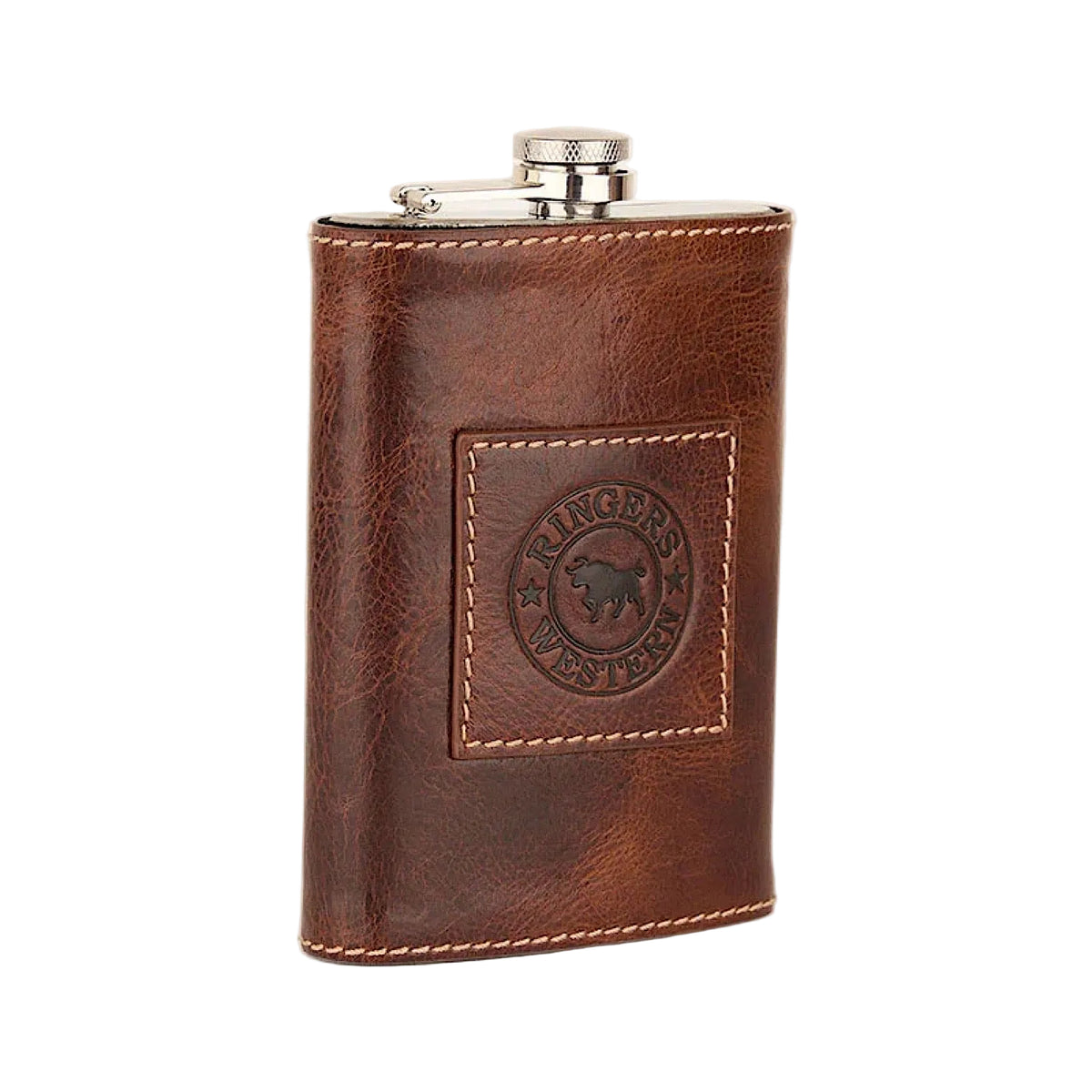 Ringers Western Toro Flask - Cognac
