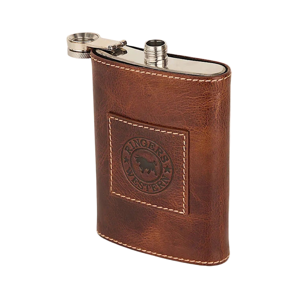 Ringers Western Toro Flask - Cognac