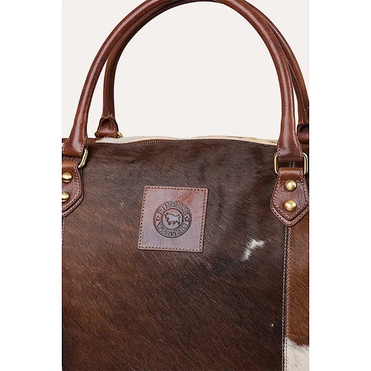 Ringers Western Toro Fur Duffle - Off White / Brown