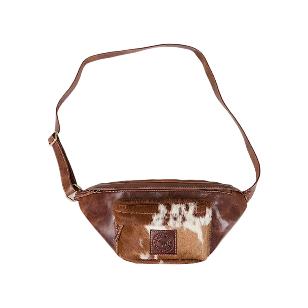 Ringers Western Toro Fur Fanny Bag - Off White / Brown