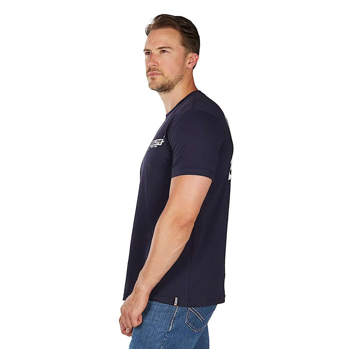 Bullzye Men’s Brew T Shirt - Navy