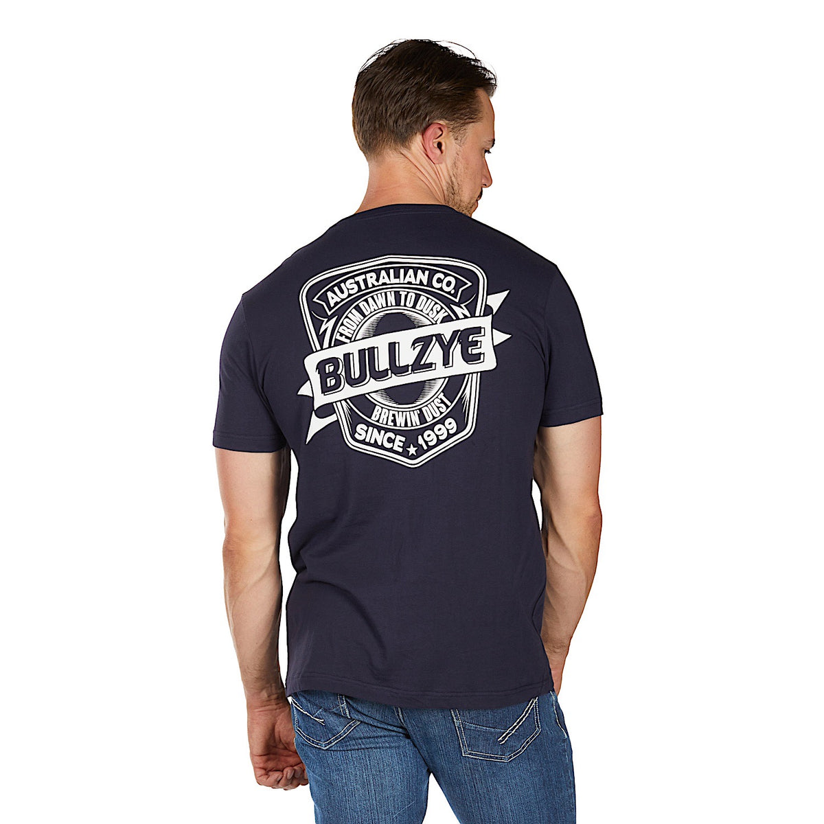 Bullzye Men’s Brew T Shirt - Navy