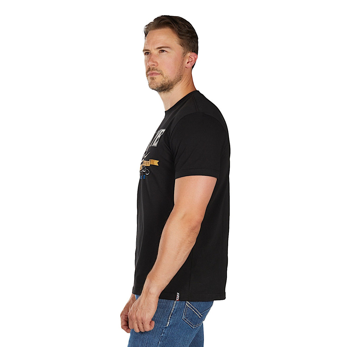 Bullzye Men’s Trademark T Shirt - Black