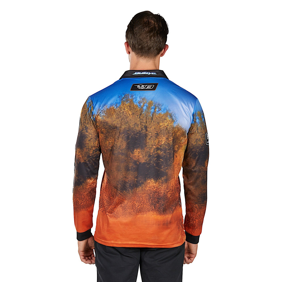Bullzye Men’s Blazing Long Sleeve T Shirt - Multi