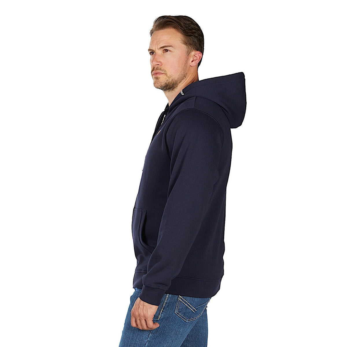 Bullzye Men’s Hardy Zip Up Hoodie - Navy