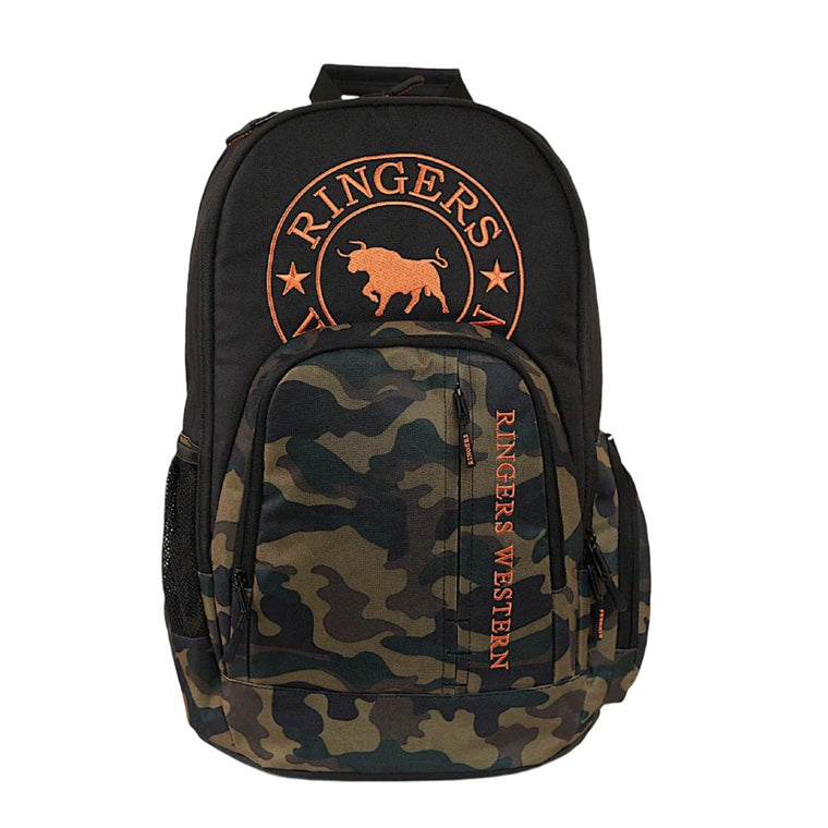 Ringers Western Holtze Backpack - Black with Camo