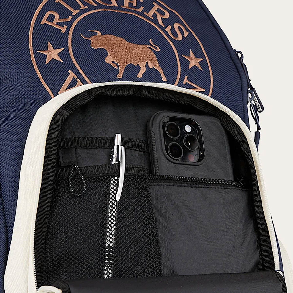Ringers Western Holtze Backpack - Navy/Off White