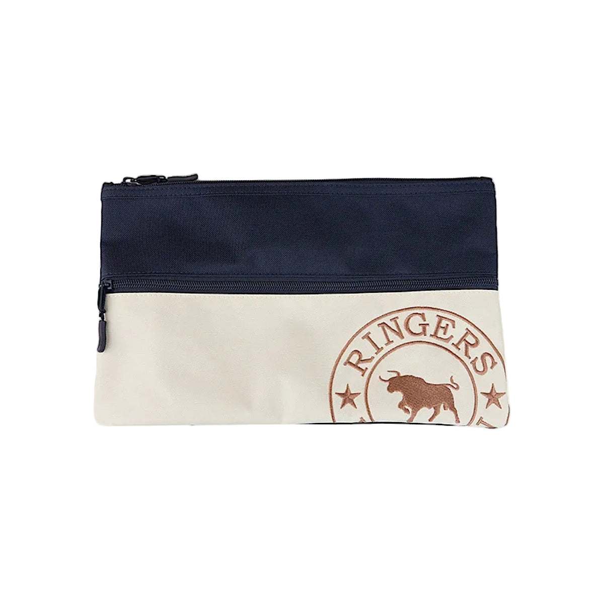 Ringers Western Spencer Pencil Case - Navy/Off White
