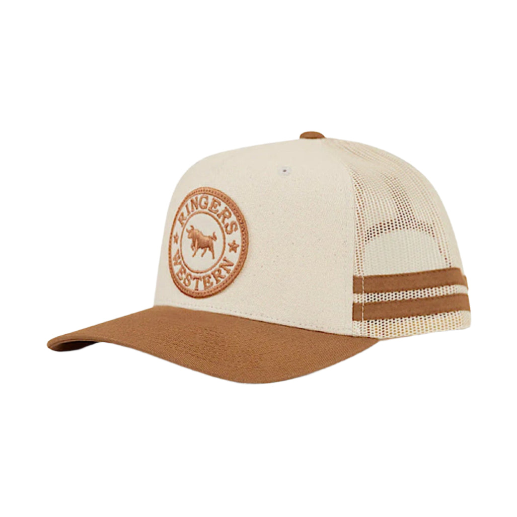 Ringers Western McCoy Trucker Cap - Beige / Clay