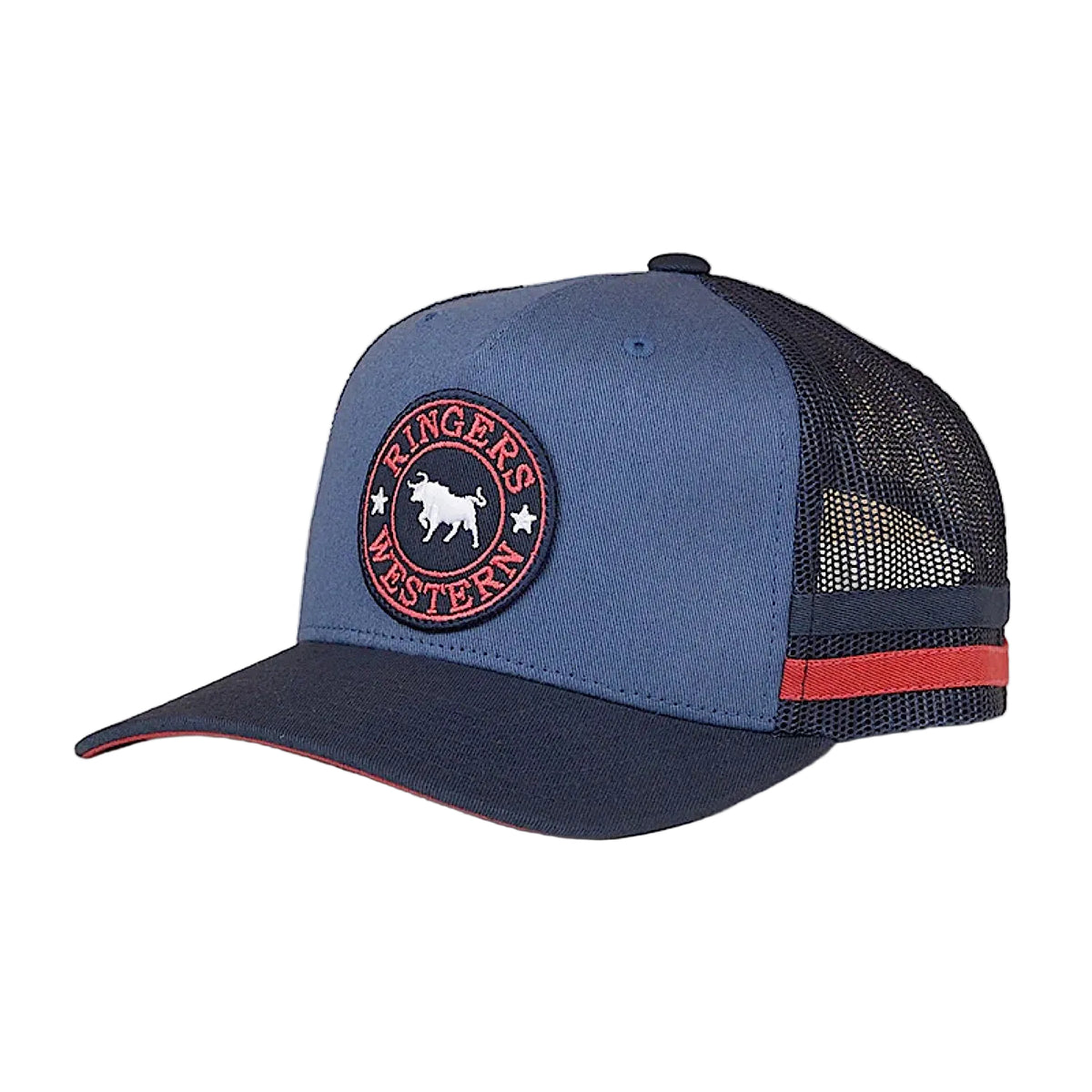 Ringers Western McCoy Kid’s Trucker Cap - Yale Blue/Navy