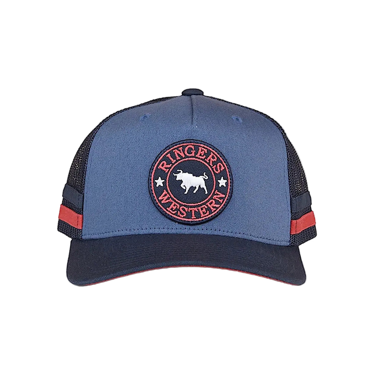 Ringers Western McCoy Kid’s Trucker Cap - Yale Blue/Navy
