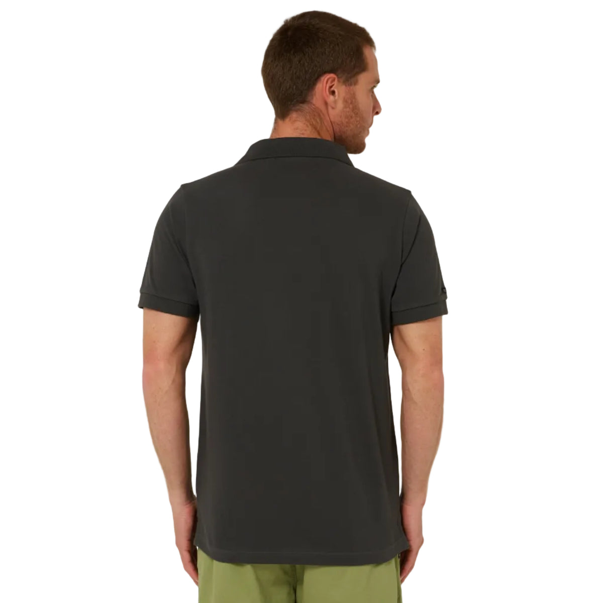 Pilbara Mens Classic Pocket Polo - Charcoal