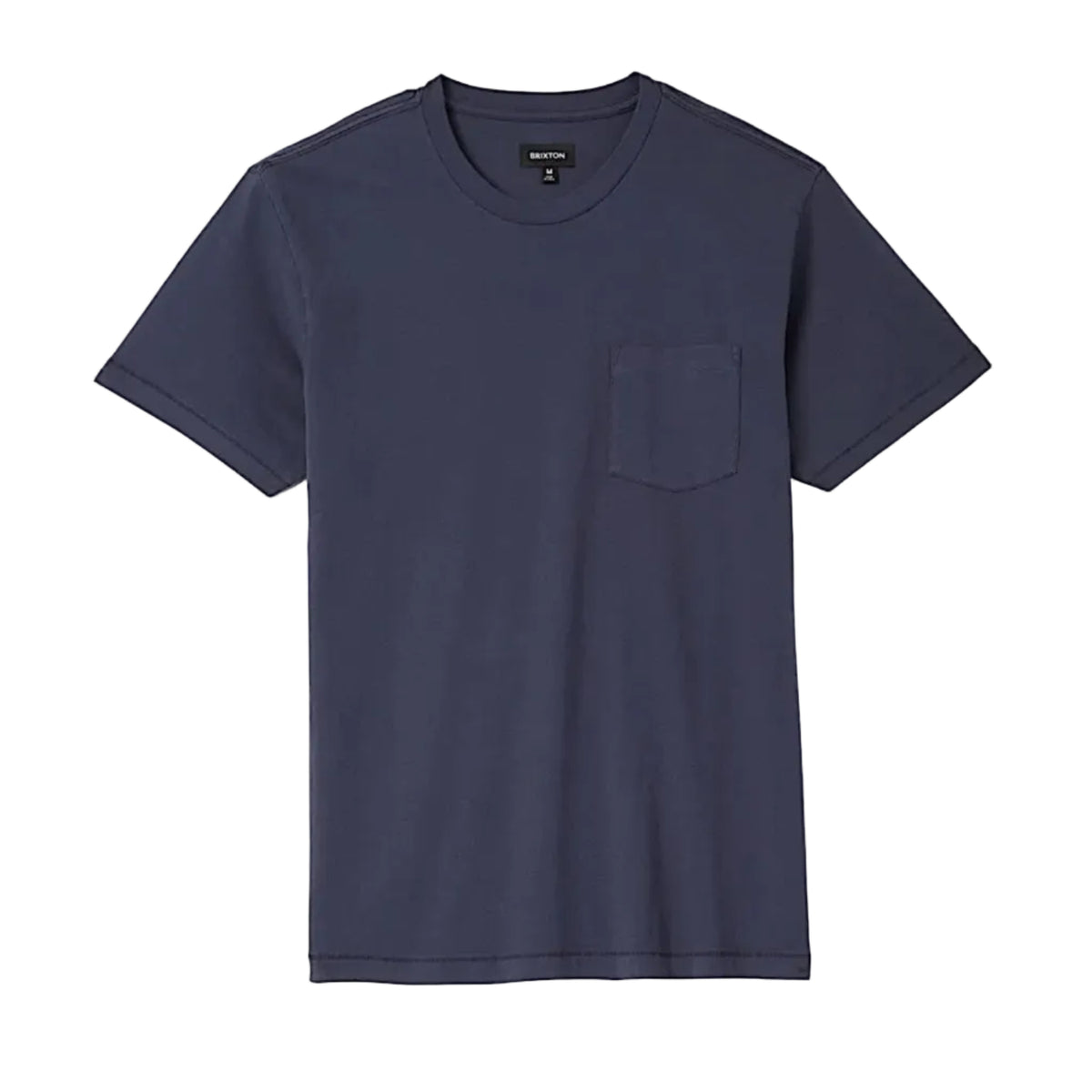 Brixton Men's Baseline Pocket T-Shirt - Washed Navy Vintage Wash