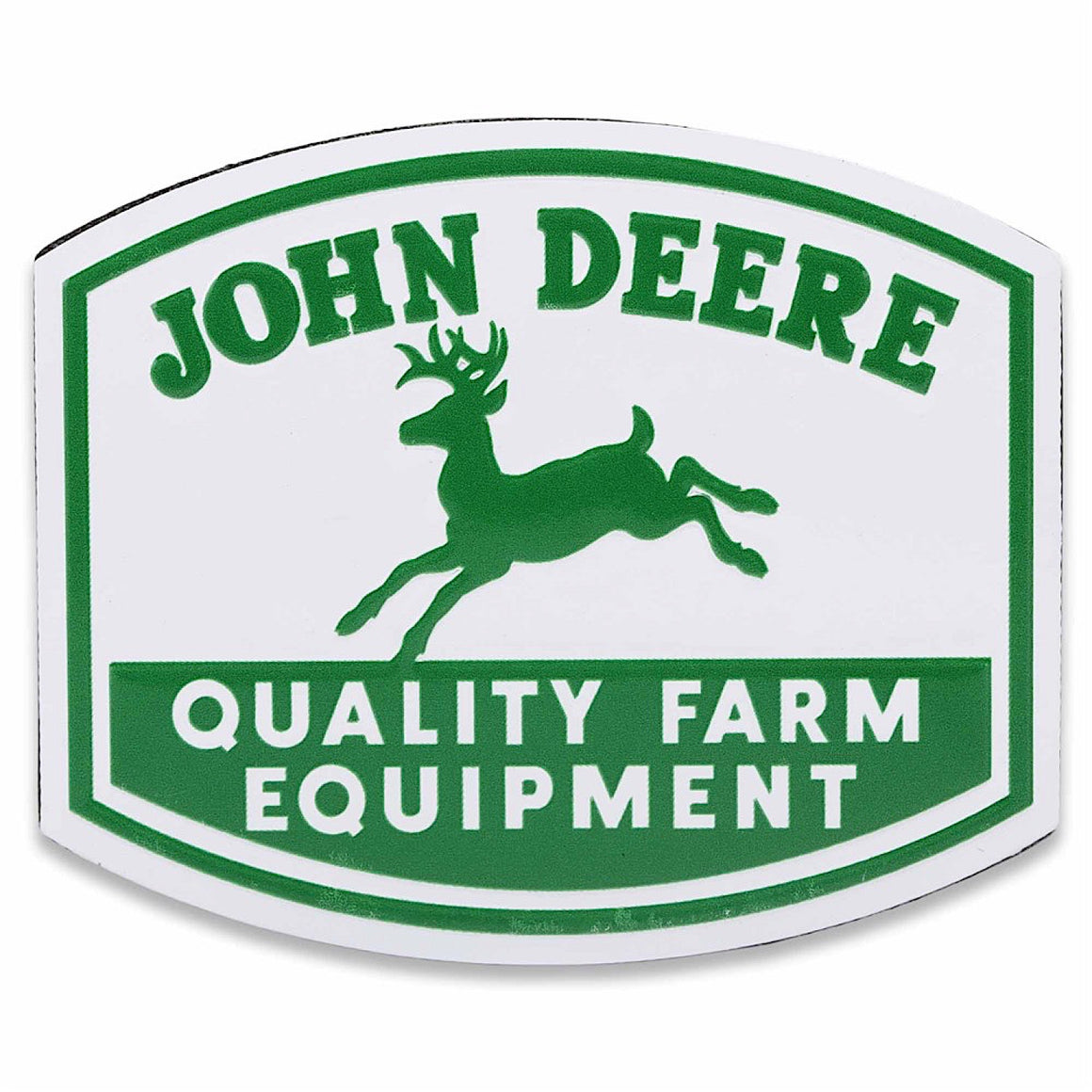 John Deere Farm Equipment Embossed Metal Magnet