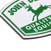 John Deere Farm Equipment Embossed Metal Magnet