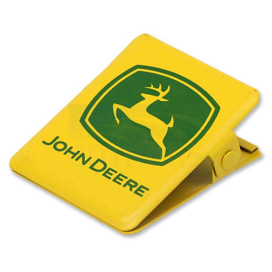 John Deere Trademark Logo Metal Magnet Clip