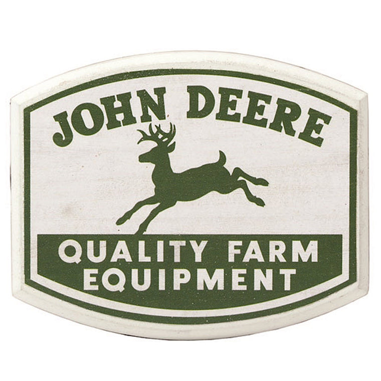 John Deere Quality Farm Equipment Wooden Magnet