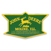 John Deere Vintage Badge Embossed Metal Magnet - Large