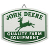 John Deere Quality Farm Equipment Retro Embossed Metal Sign