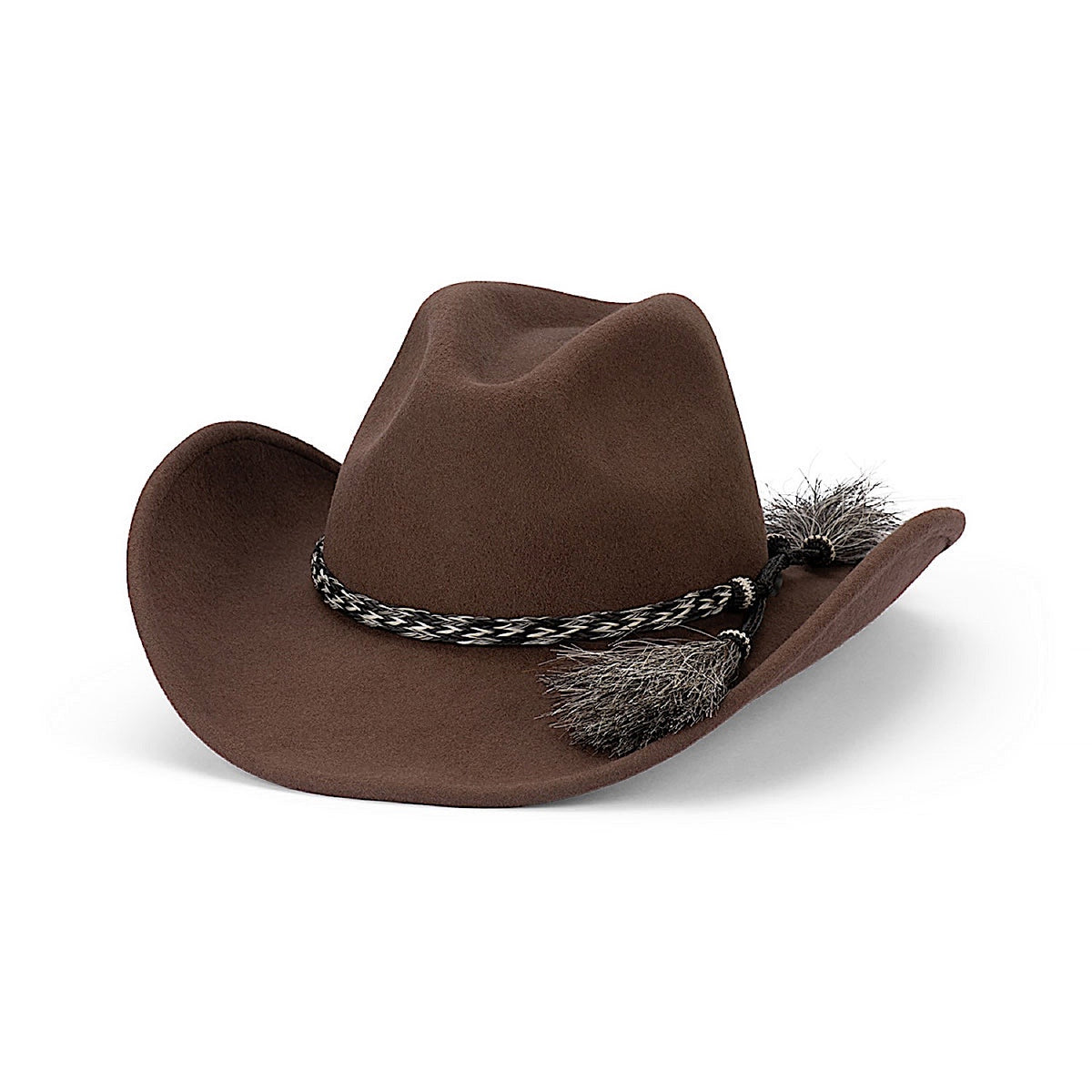 Avenel The Wrangler Kid's Australian Wool Felt Shapeable Hat - Brown