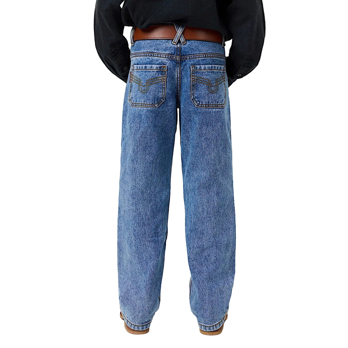 Ringers Western Kid's Kingsley Jean - Mid Blue