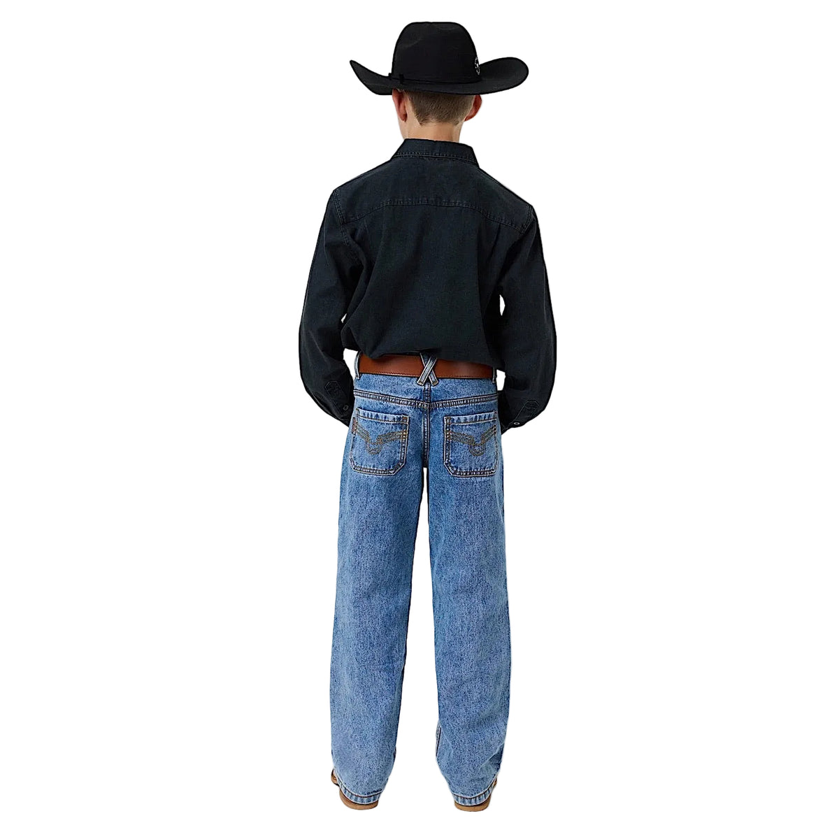 Ringers Western Kid's Kingsley Jean - Mid Blue
