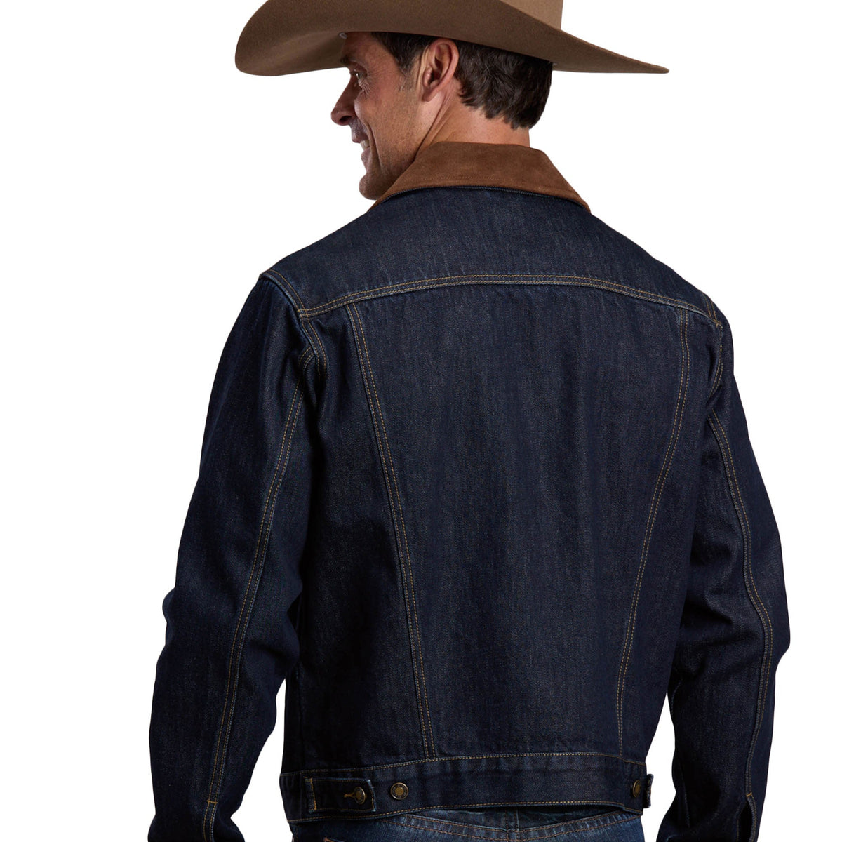 Stetson Men's 160th Anniversary Collection Raw Denim Jacket - Blue