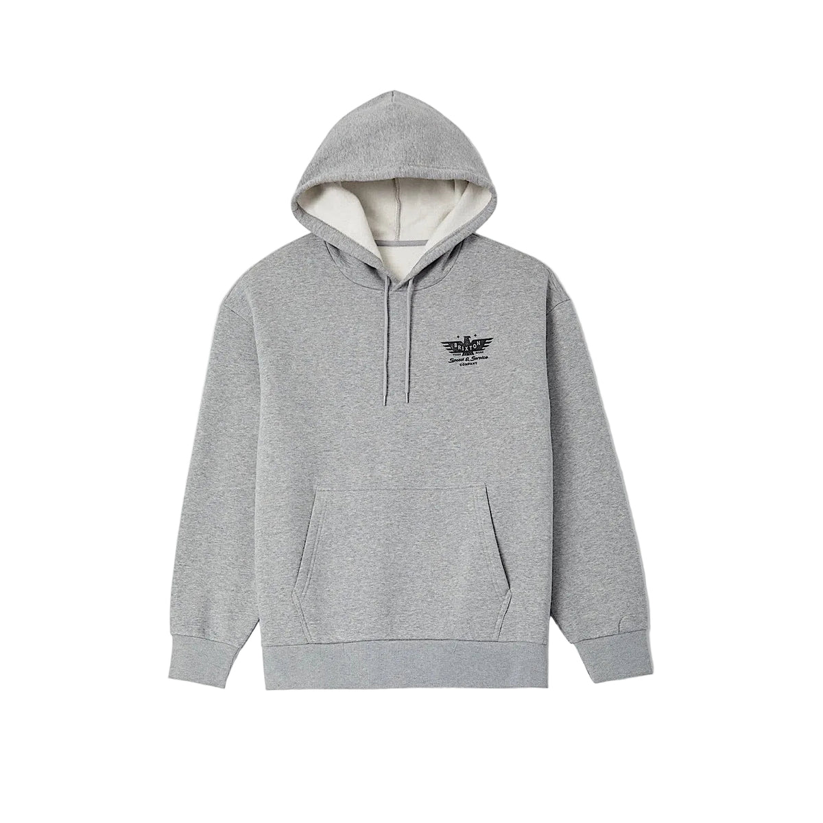Brixton Men's Ewing Hoodie - Heather Grey