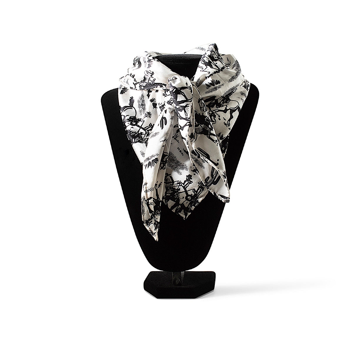 Ariat Wild Rag Desert Cowboy Neck Scarf - Black/White