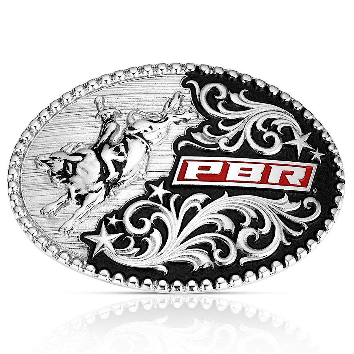 Montana Silversmiths Eight Seconds Style PBR Belt Buckle