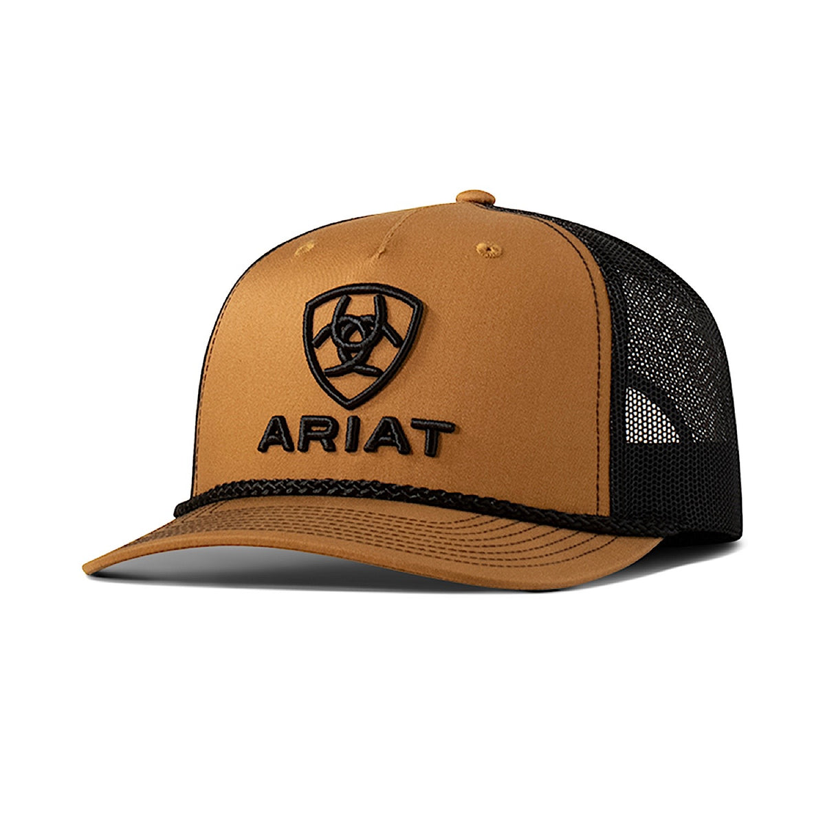 Ariat Men's 3D Embroidered Mesh Snap Back Cap - Navy Camo