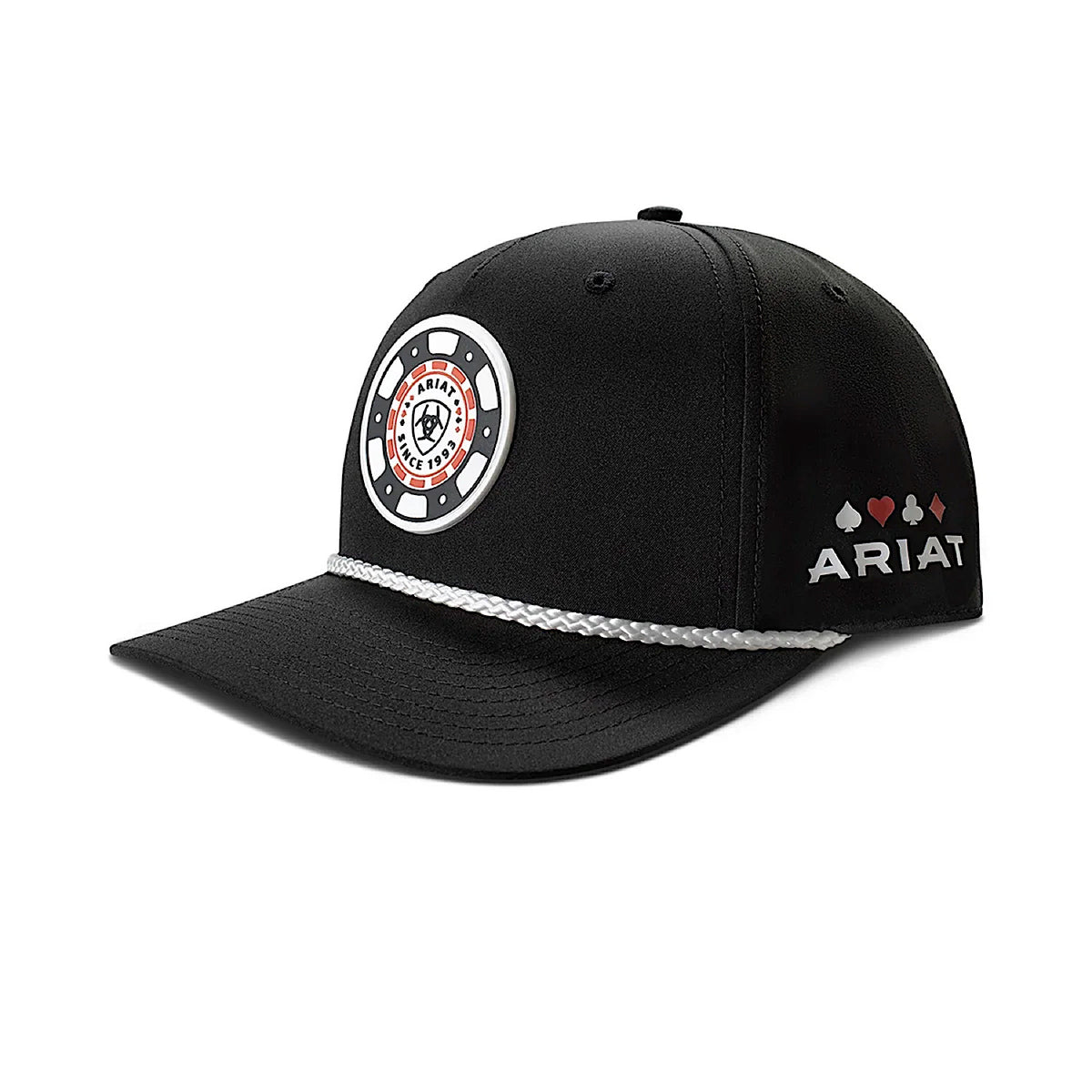 Ariat Poker Chip Patch Trucker Cap - Black