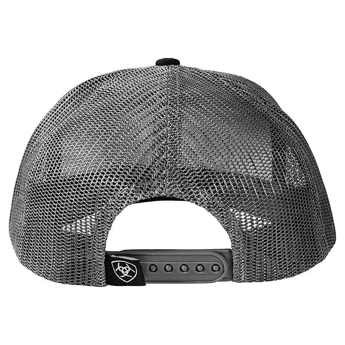 Ariat Camo Patch Trucker Cap - Black