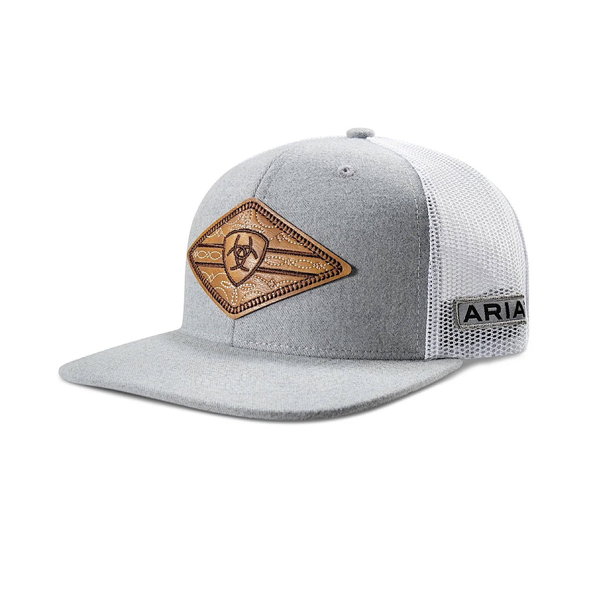 Ariat Diamond Boot Stitch Trucker Cap - Grey
