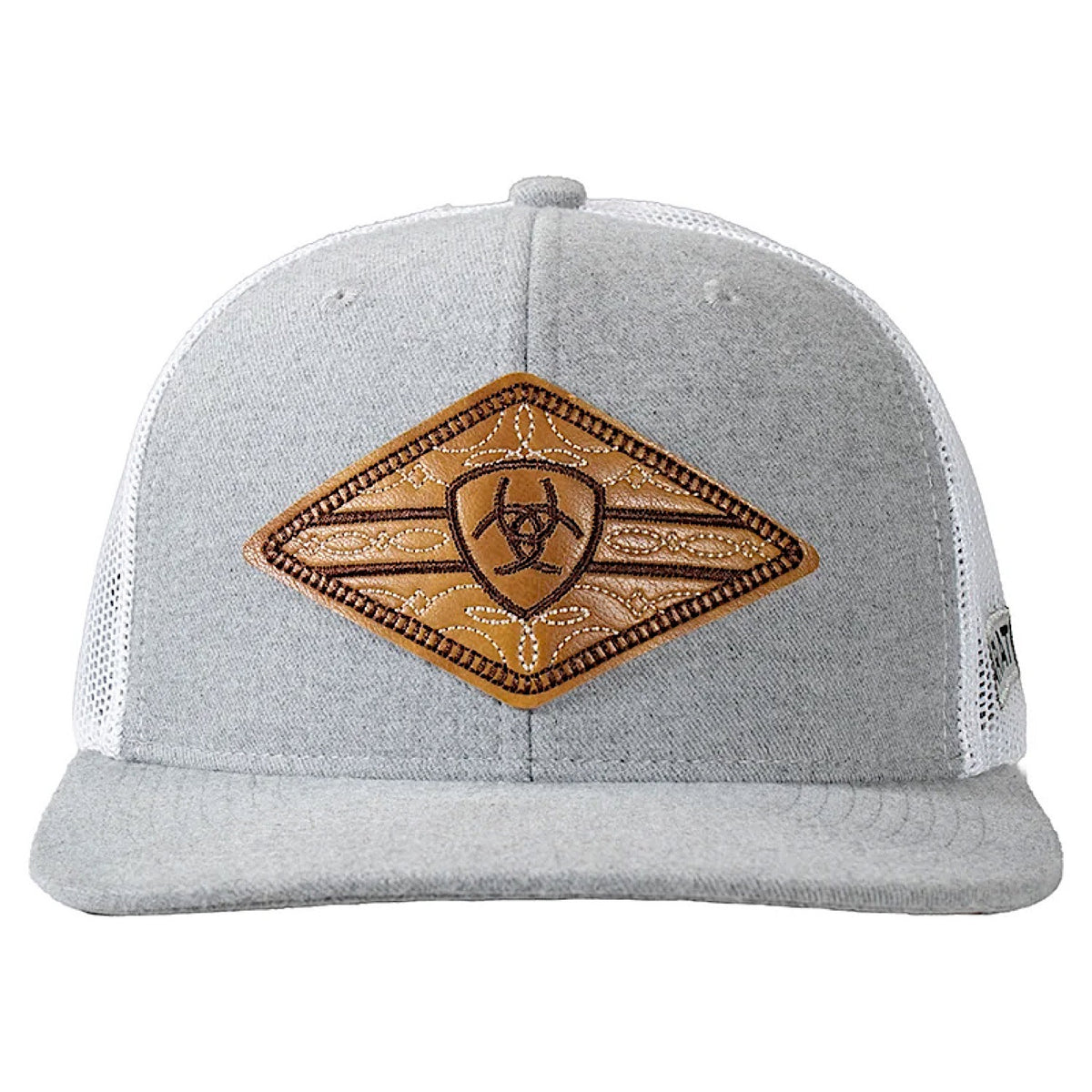 Ariat Diamond Boot Stitch Trucker Cap - Grey