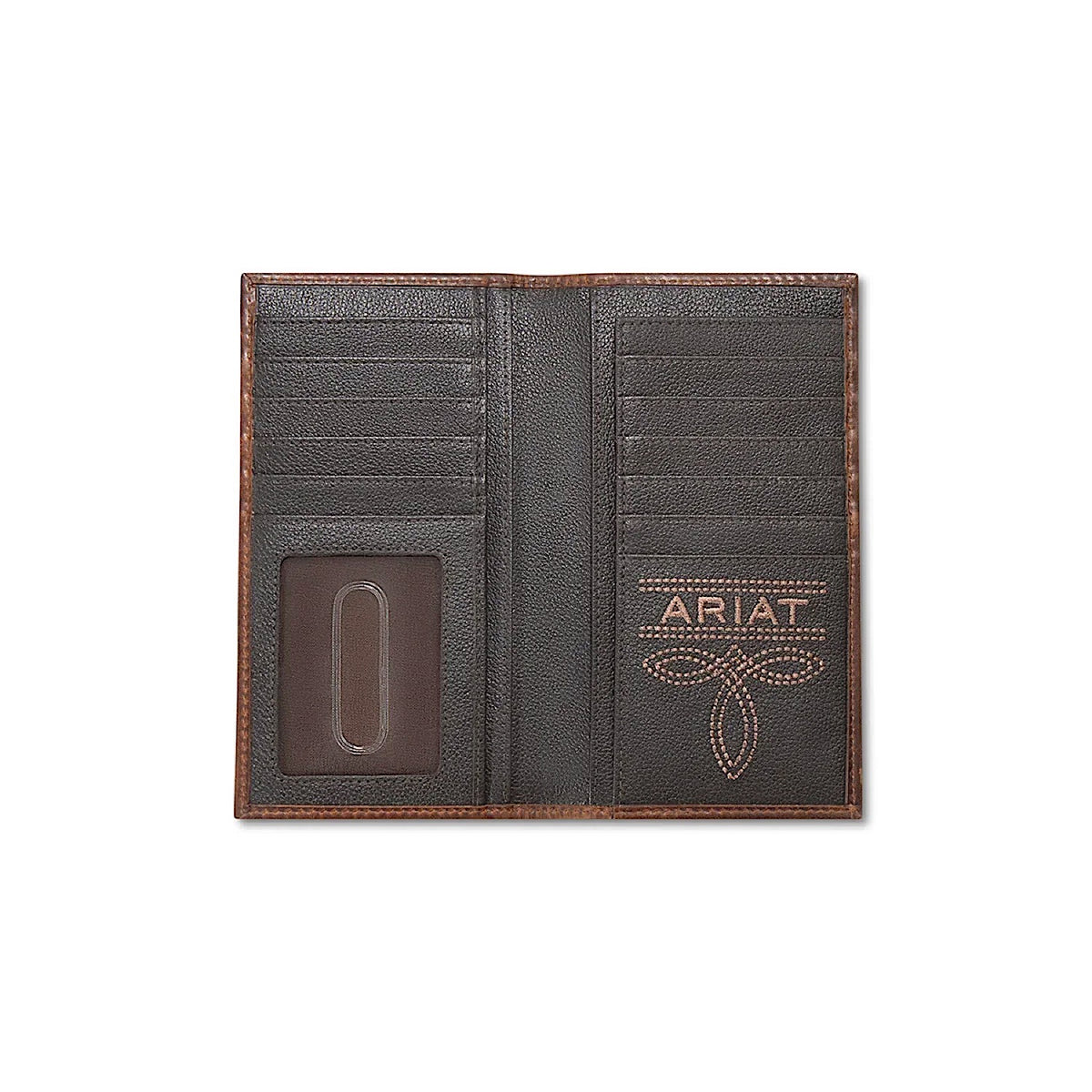 Ariat Patch Rodeo Wallet - Brown