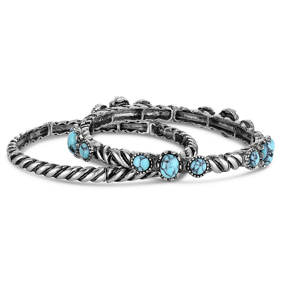 Montana Silversmiths Wander West Turquoise Bangle Bracelets