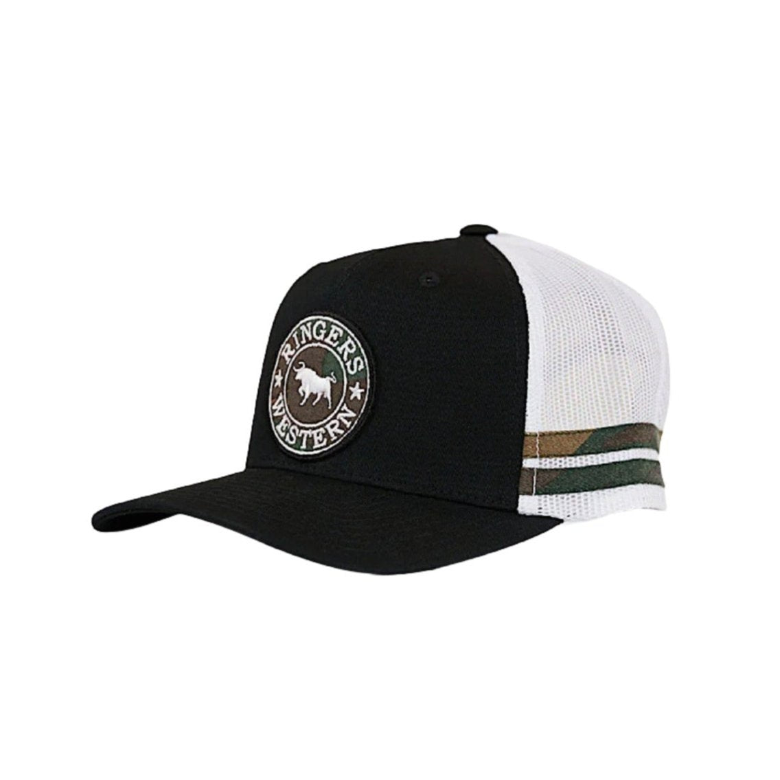 Ringers Western Kid's McCoy Trucker Cap - Black/Camo