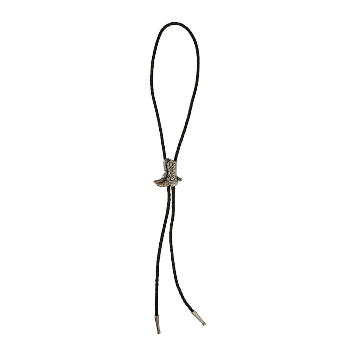Ringers Western Antique Sliver Bolo Tie - Boots