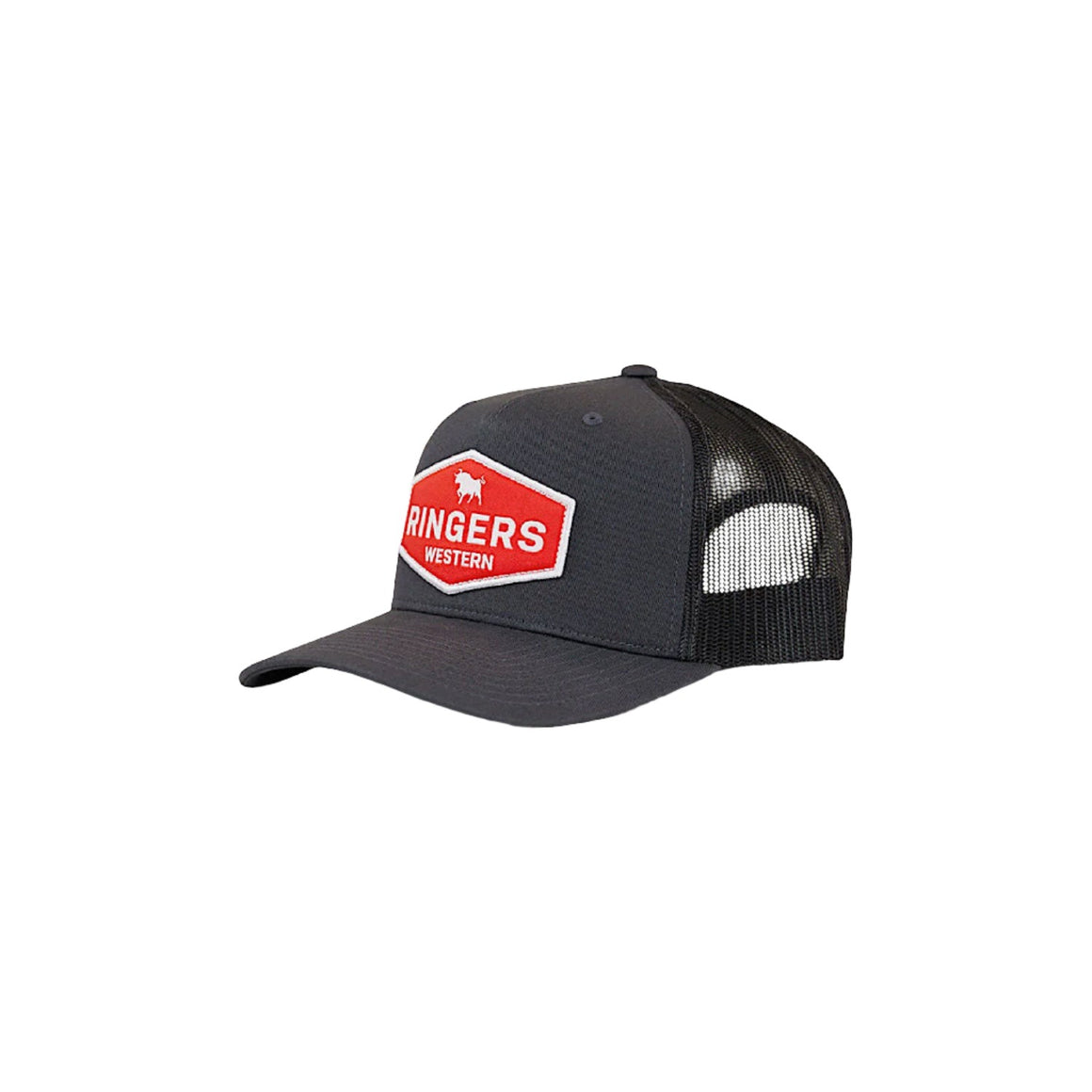 Ringers Western Scotty Trucker Cap - Charcoal/Red