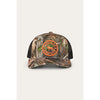 Ringers Western Signature Bull Trucker Cap - Leaf Camo/Orange