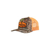 Ringers Western Scotty Trucker Cap - Leaf Camo/Orange